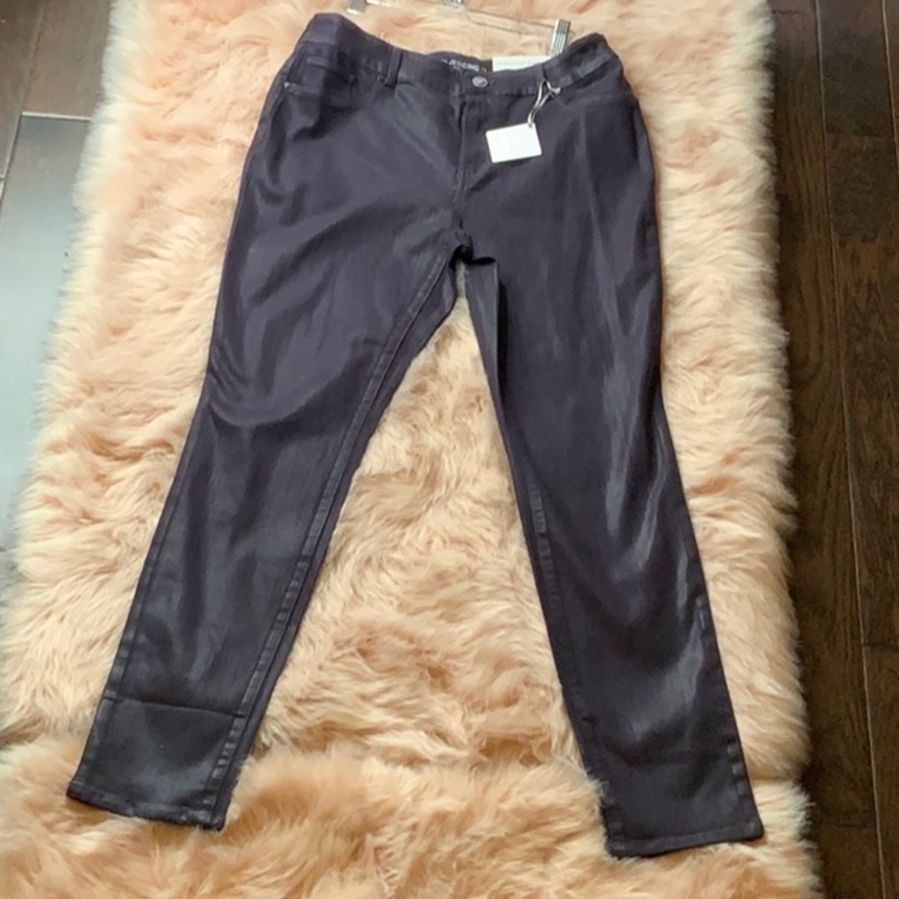 Chico’s eggplant jeggings women’s size 1